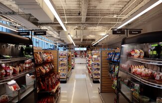 Terrabyte Convenience store with shelves of food